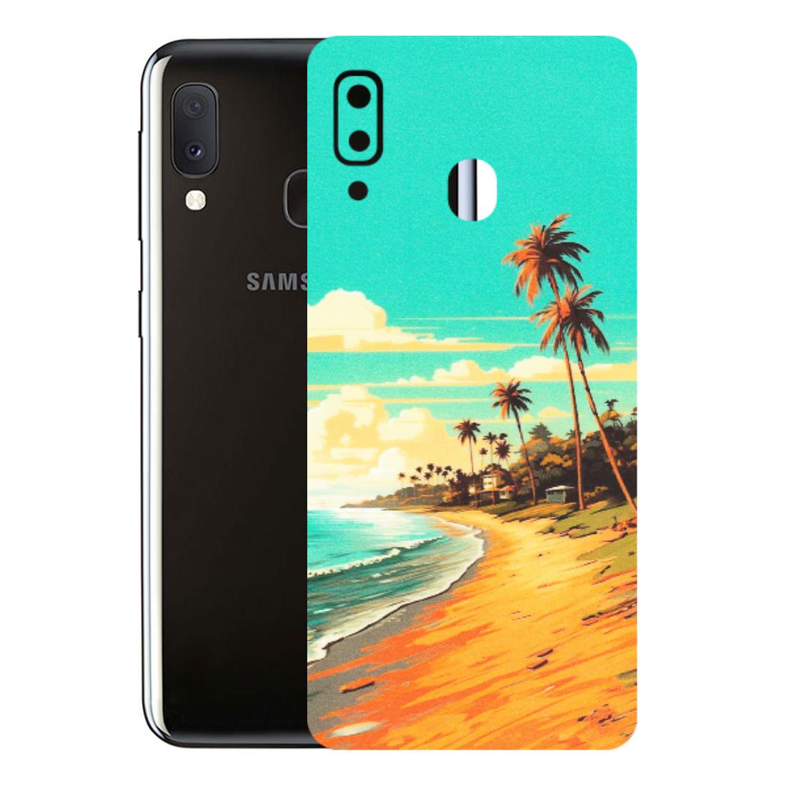 Samsung A/S Series Phone Skins (All Models) - Miami Beach - Matte Finish (M-136) Samsung Galaxy A20E