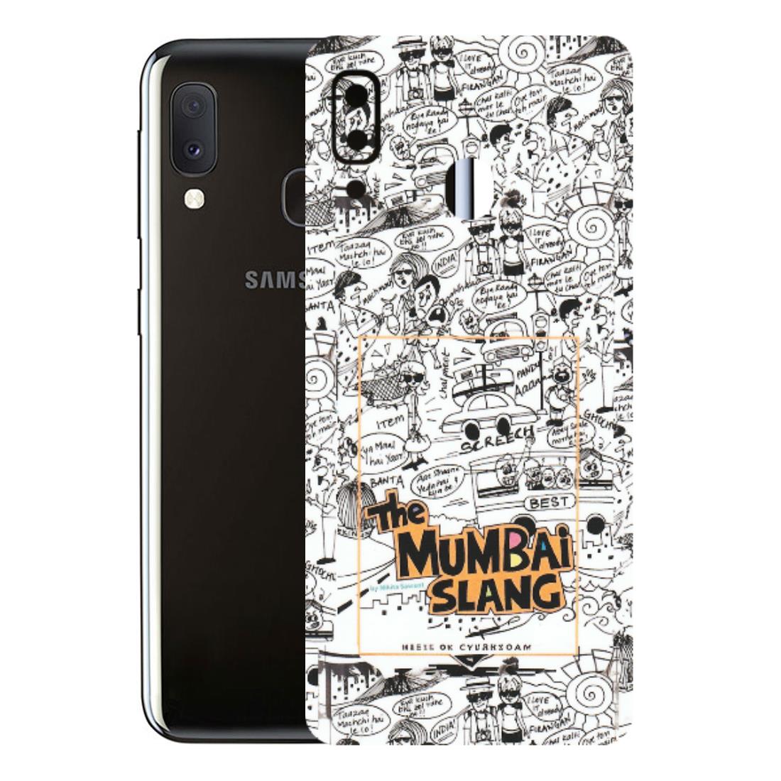 Samsung A/S Series Phone Skins (All Models) - The Mumbai Slang - Matte Finish (M-142) Samsung Galaxy A20E