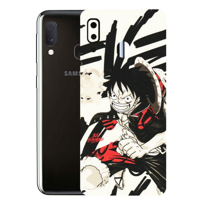 Samsung A/S Series Phone Skins (All Models) - Monkey D.Luffy Manga Anime - Matte Finish (M-145) Samsung Galaxy A20E