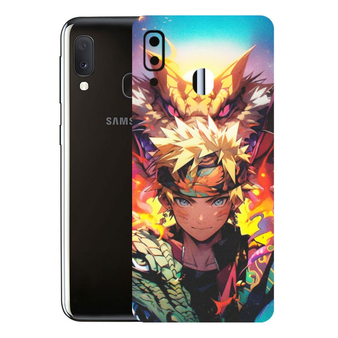 Samsung A/S Series Phone Skins (All Models) - Angry Naruto Anime - Matte Finish (M-148) Samsung Galaxy A20E
