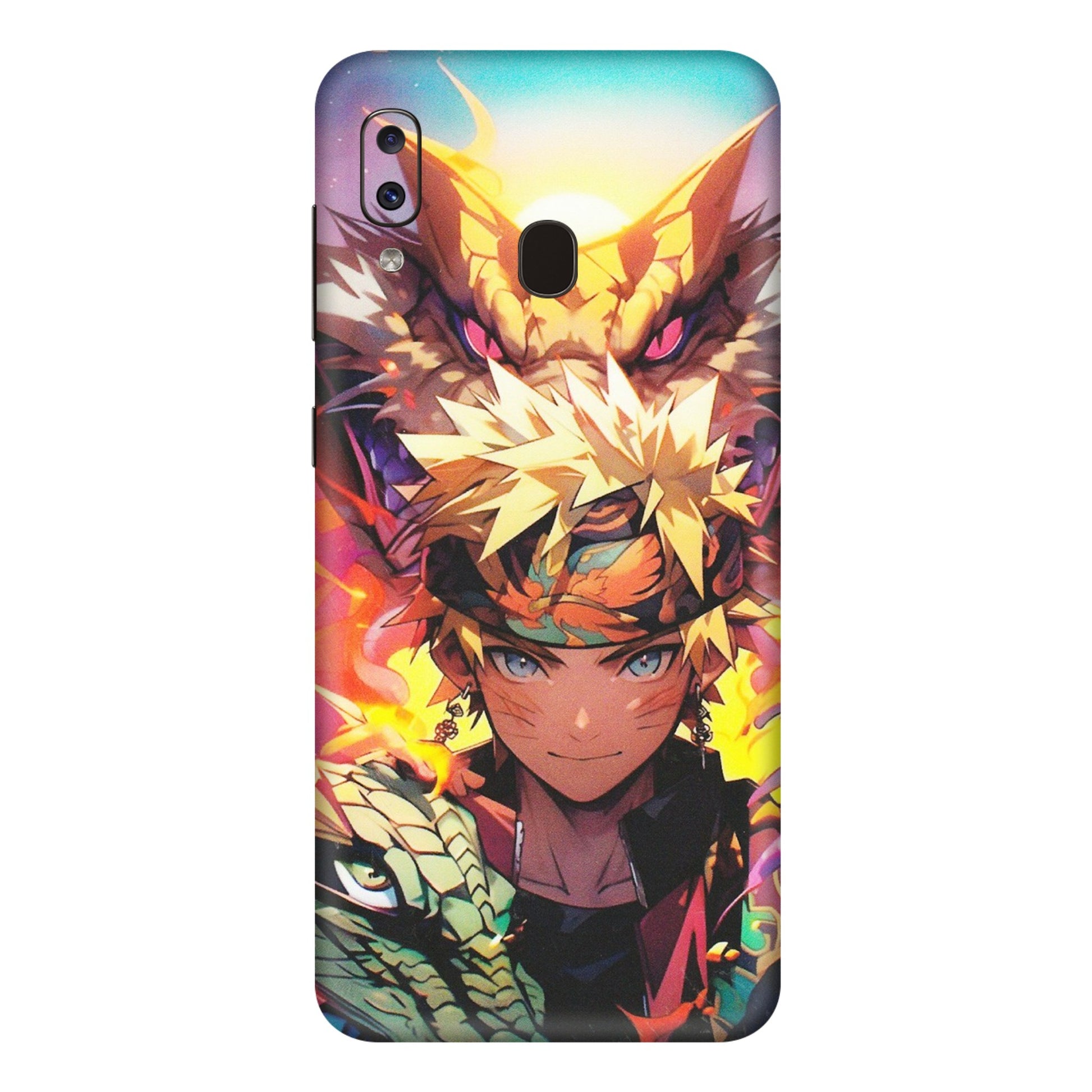 Samsung A/S Series Phone Skins (All Models) - Angry Naruto Anime - Matte Finish (M-148) Samsung Galaxy A20E