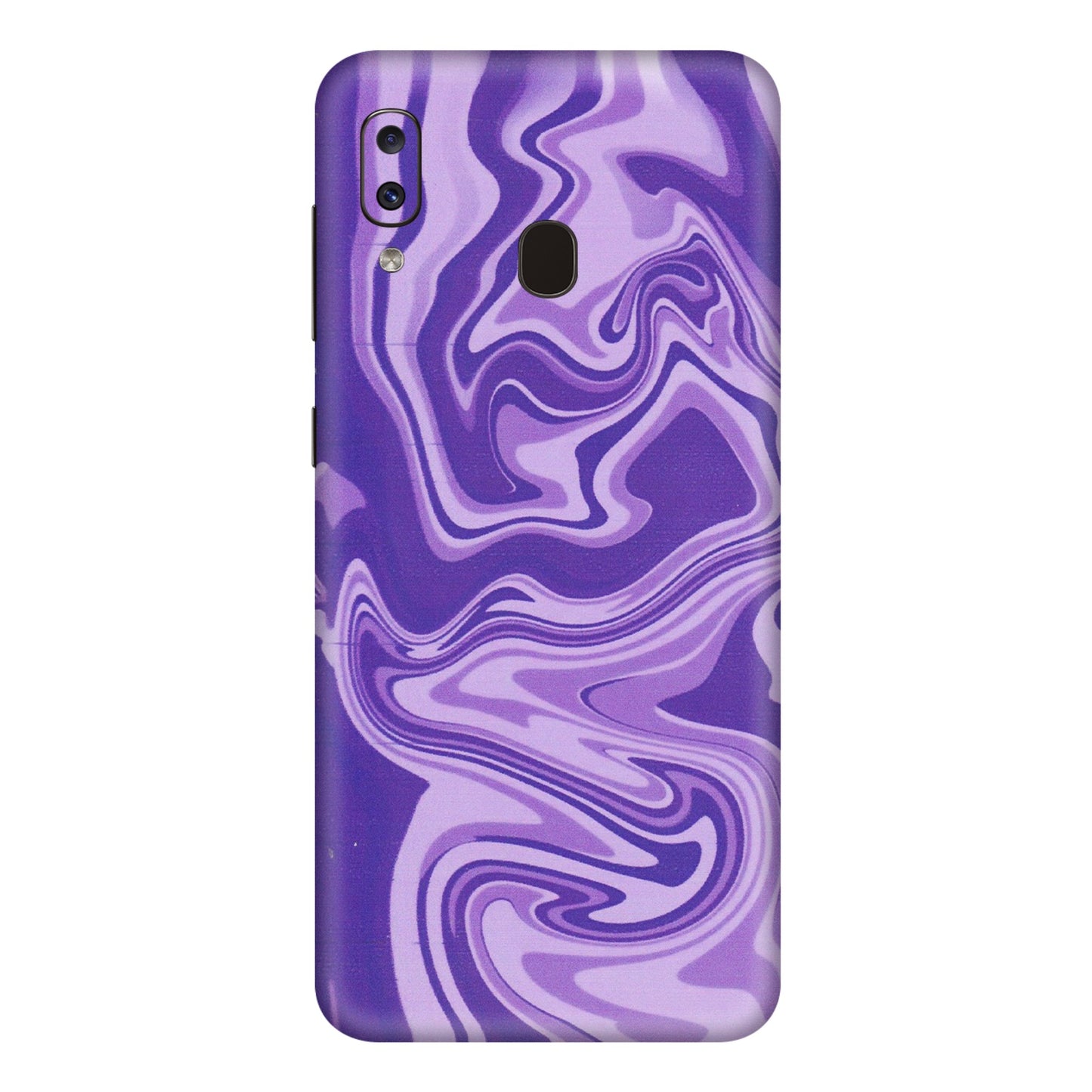 Samsung A/S Series Phone Skins (All Models) - Hazy Purple Nights - Matte Finish (M-14) Samsung Galaxy A20E