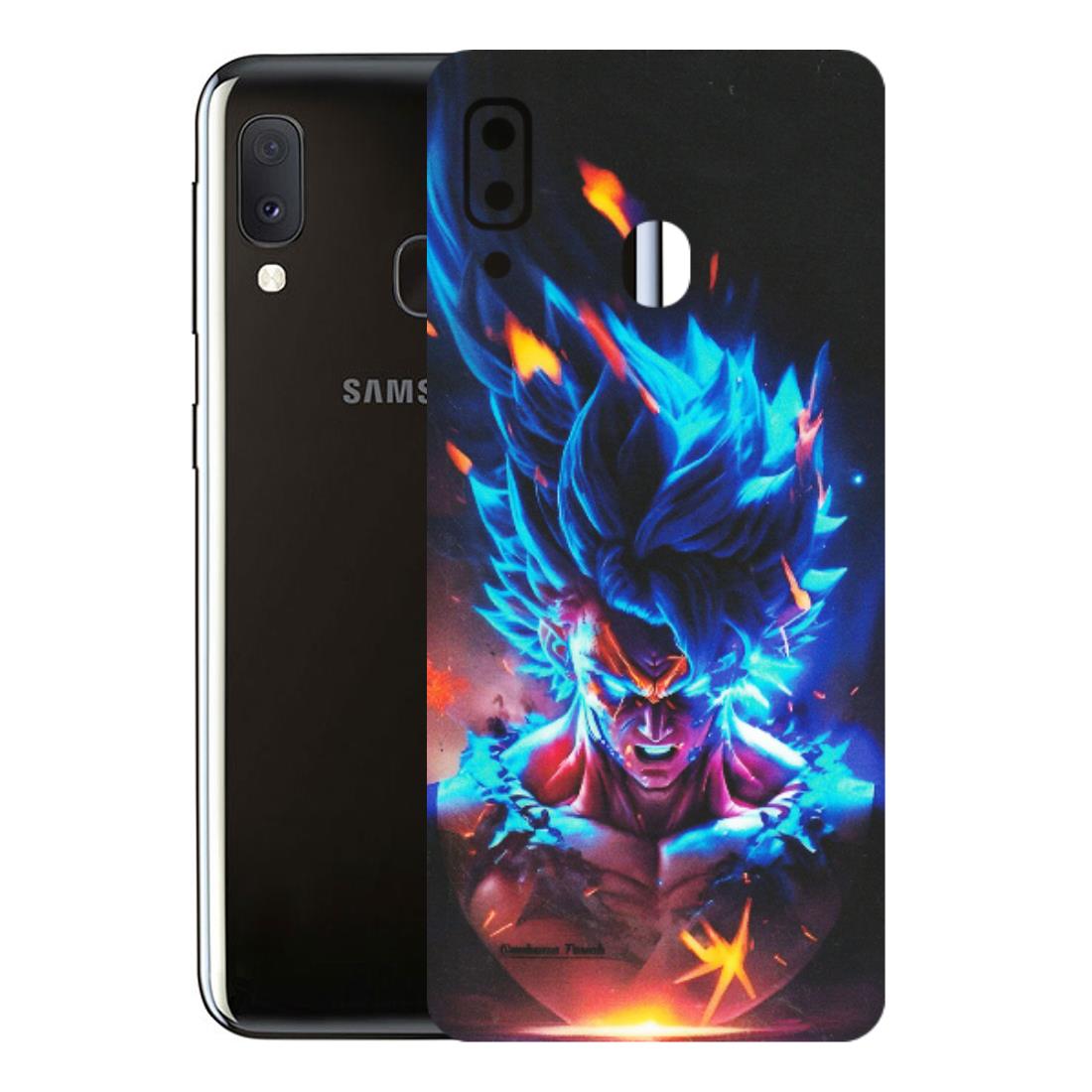 Samsung A/S Series Phone Skins (All Models) - Angry Goku Dragon Ball Anime - Matte Finish (M-150) Samsung Galaxy A20E