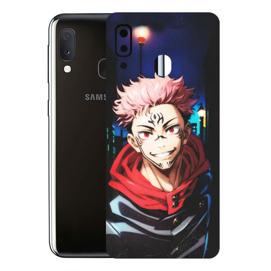 Samsung A/S Series Phone Skins (All Models) - Yuji Itadori Funny Face Anime - Matte Finish (M-152) Samsung Galaxy A20E