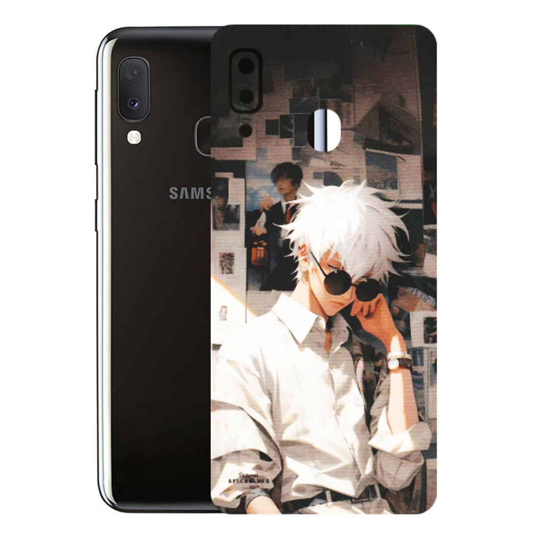 Samsung A/S Series Phone Skins (All Models) - Gojo Satoru Jujustu Kaisen Anime - Matte Finish (M-156) Samsung Galaxy A20E