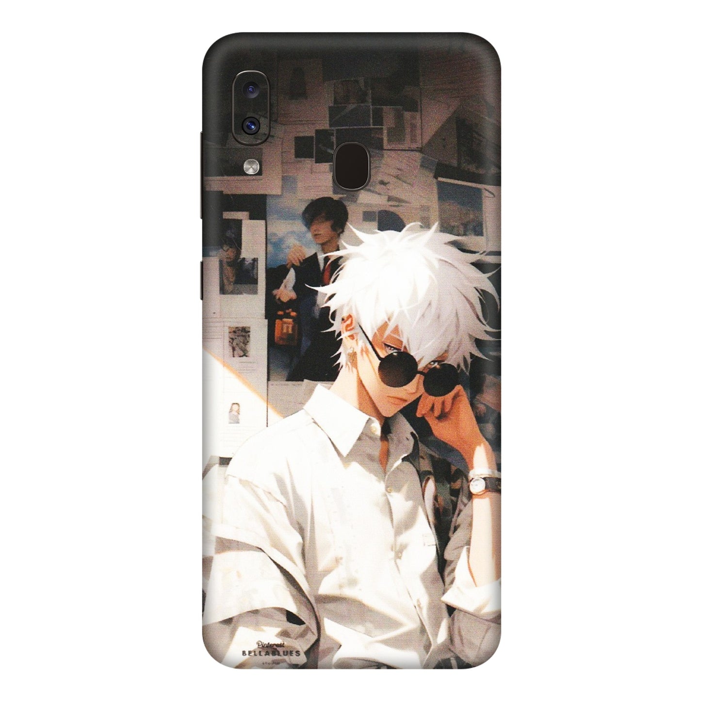 Samsung A/S Series Phone Skins (All Models) - Gojo Satoru Jujustu Kaisen Anime - Matte Finish (M-156) Samsung Galaxy A20E