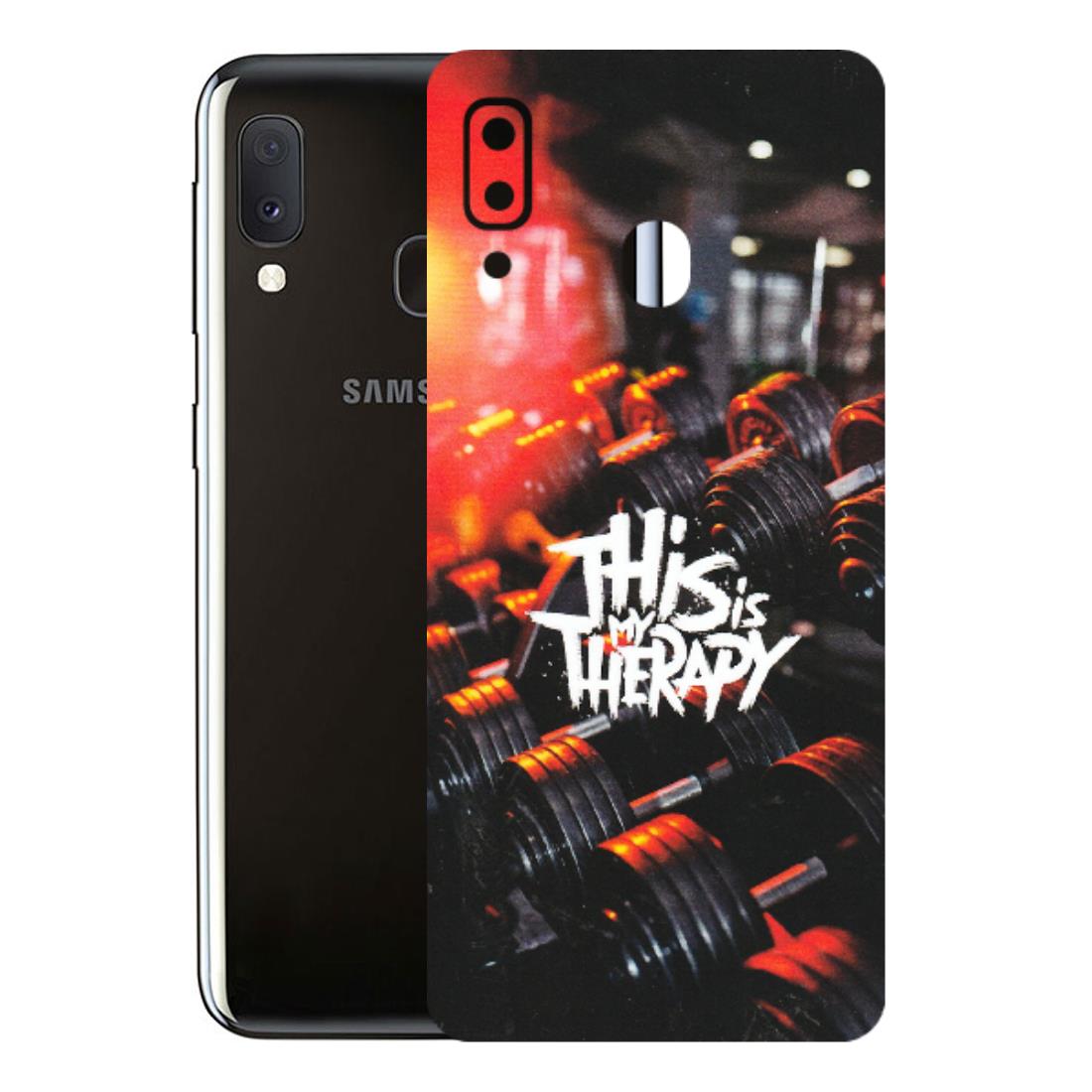 Samsung A/S Series Phone Skins (All Models) - GYM Lover Therapy - Matte Finish (M-160) Samsung Galaxy A20E