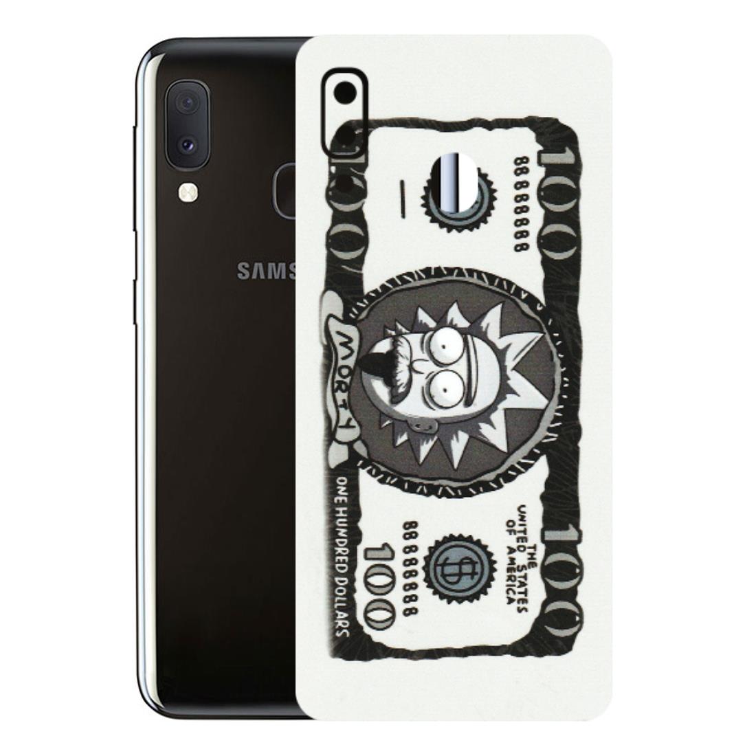 Samsung A/S Series Phone Skins (All Models) - Rick And Morty Hundred Dollar Anime - Matte Finish (M-161) Samsung Galaxy A20E