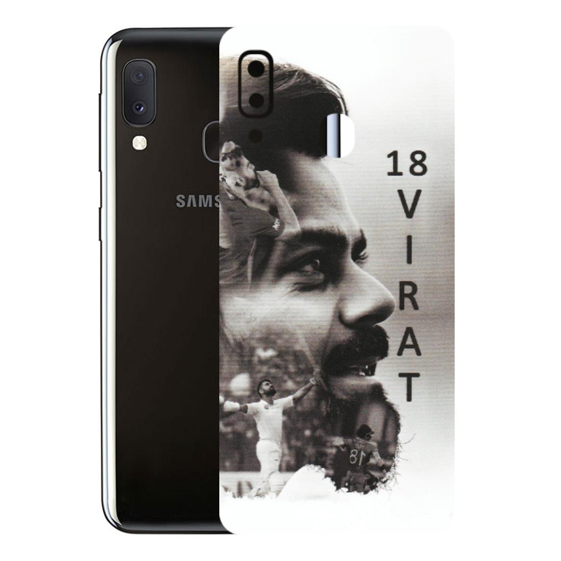 Samsung A/S Series Phone Skins (All Models) - Virat Kohli Cricketer - Matte Finish (M-163) Samsung Galaxy A20E
