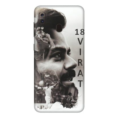 Samsung A/S Series Phone Skins (All Models) - Virat Kohli Cricketer - Matte Finish (M-163) Samsung Galaxy A20E