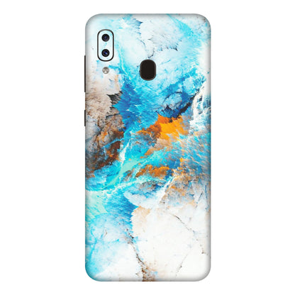 Samsung A/S Series Phone Skins (All Models) - Blue Waves Abstract - Matte Finish (M-19) Samsung Galaxy A20E