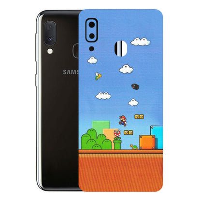 Samsung A/S Series Phone Skins (All Models) - Mario Game Scene - Matte Finish (M-24) Samsung Galaxy A20E