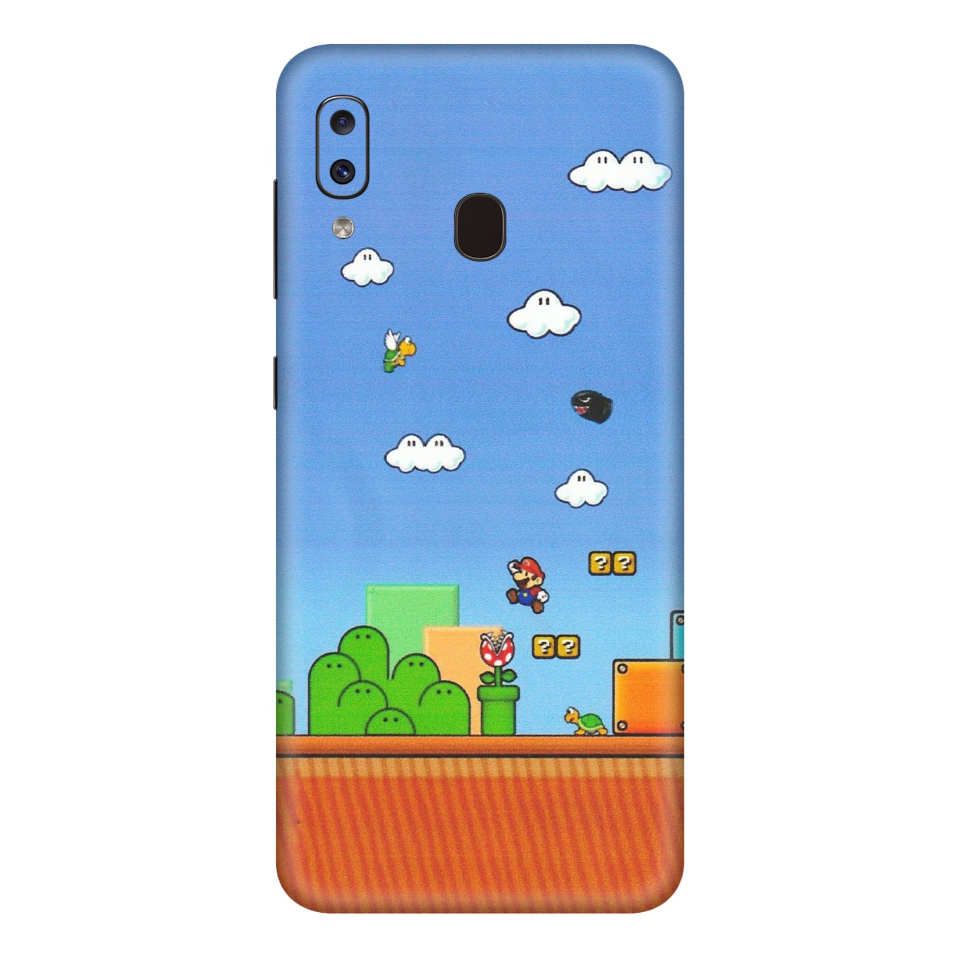 Samsung A/S Series Phone Skins (All Models) - Mario Game Scene - Matte Finish (M-24) Samsung Galaxy A20E