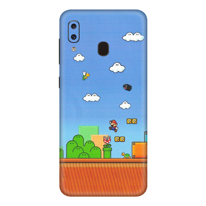 Samsung A/S Series Phone Skins (All Models) - Mario Game Scene - Matte Finish (M-24) Samsung Galaxy A20E