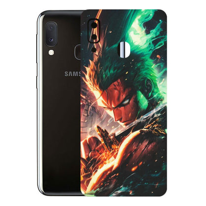 Samsung A/S Series Phone Skins (All Models) - Anime Gojo Sword - Matte Finish (M-32) Samsung Galaxy A20E