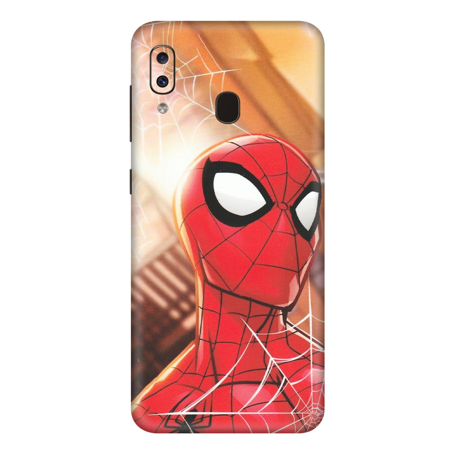 Samsung A/S Series Phone Skins (All Models) - Spiderman Face New - Matte Finish (M-41) Samsung Galaxy A20E