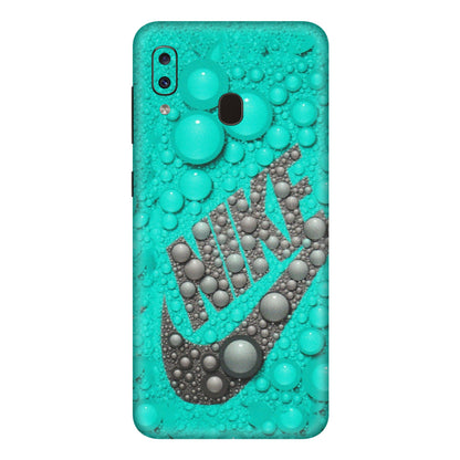 Samsung A/S Series Phone Skins (All Models) - Shoe Brand Bubbles - Matte Finish (M-42) Samsung Galaxy A20E