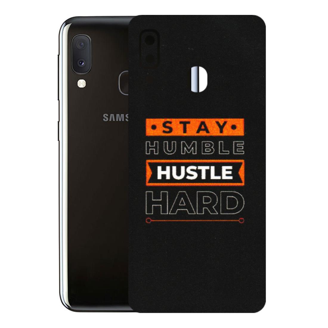 Samsung A/S Series Phone Skins (All Models) - Stay Humble Stay Hard - Matte Finish (M-48) Samsung Galaxy A20E