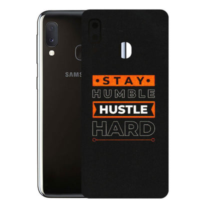 Samsung A/S Series Phone Skins (All Models) - Stay Humble Stay Hard - Matte Finish (M-48) Samsung Galaxy A20E