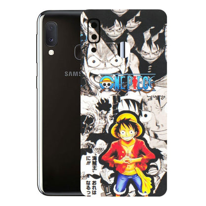Samsung A/S Series Phone Skins (All Models) - One Piece B&W - Matte Finish (M-63) Samsung Galaxy A20E