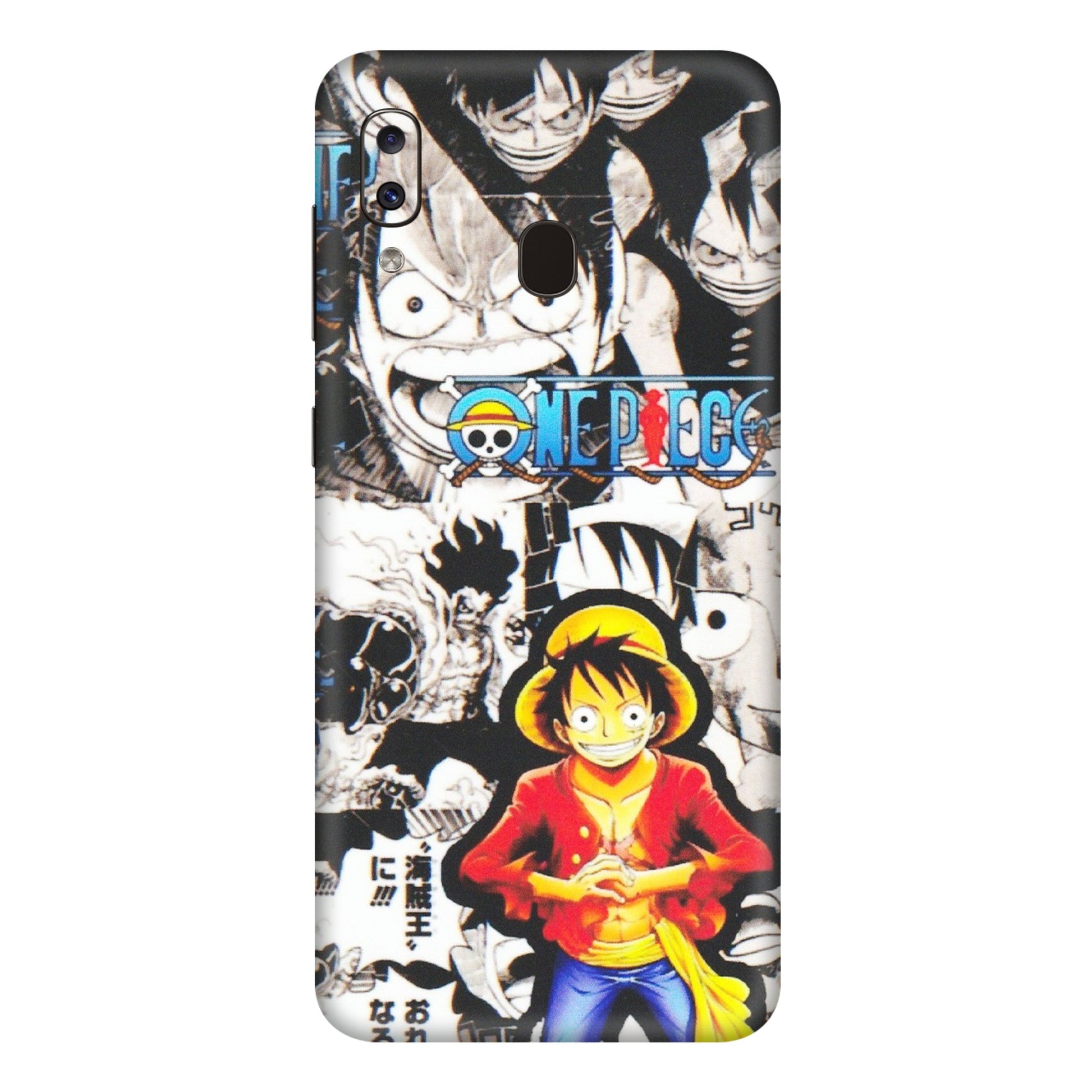 Samsung A/S Series Phone Skins (All Models) - One Piece B&W - Matte Finish (M-63) Samsung Galaxy A20E