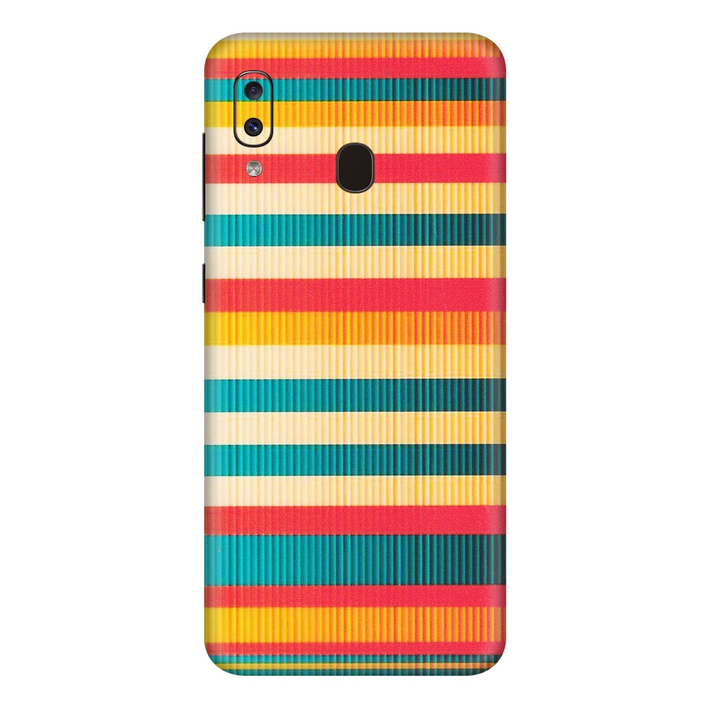 Samsung A/S Series Phone Skins (All Models) - Colourful Stripes Soothing Effect - Matte Finish (M-86) Samsung Galaxy A20E