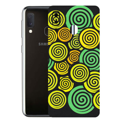 Samsung A/S Series Phone Skins (All Models) - Crazy Spiral - Matte Finish (M-91) Samsung Galaxy A20E