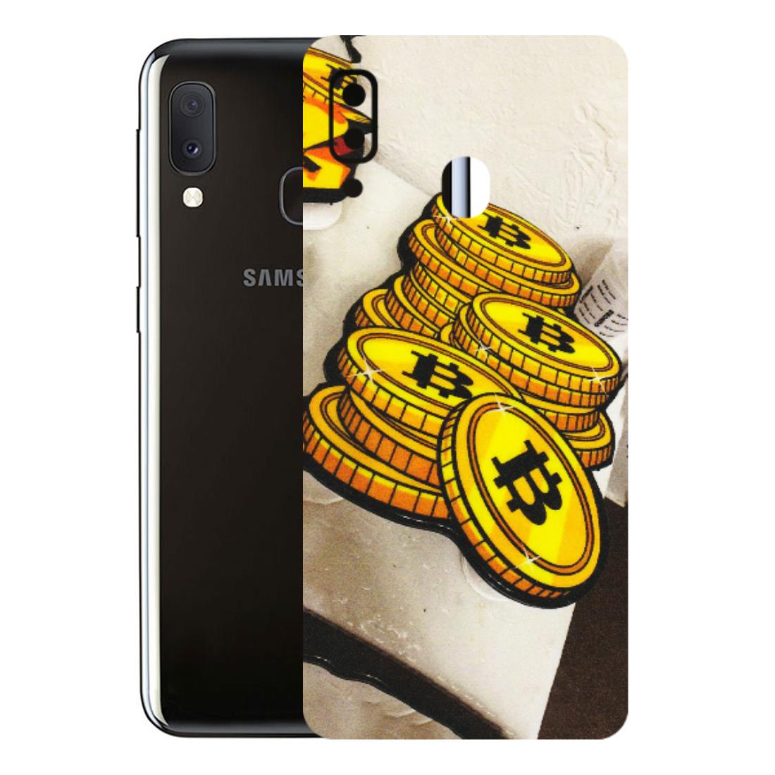 Samsung A/S Series Phone Skins (All Models) - Billionaire Bitcoin Collection - Matte Finish (M-92) Samsung Galaxy A20E