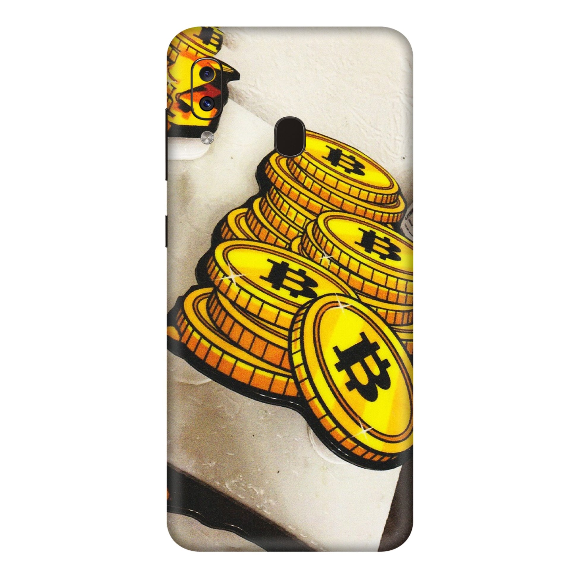 Samsung A/S Series Phone Skins (All Models) - Billionaire Bitcoin Collection - Matte Finish (M-92) Samsung Galaxy A20E