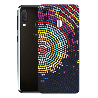 Samsung A/S Series Phone Skins (All Models) - Rainbow Dot Mandala - Matte Finish (M-97) Samsung Galaxy A20E