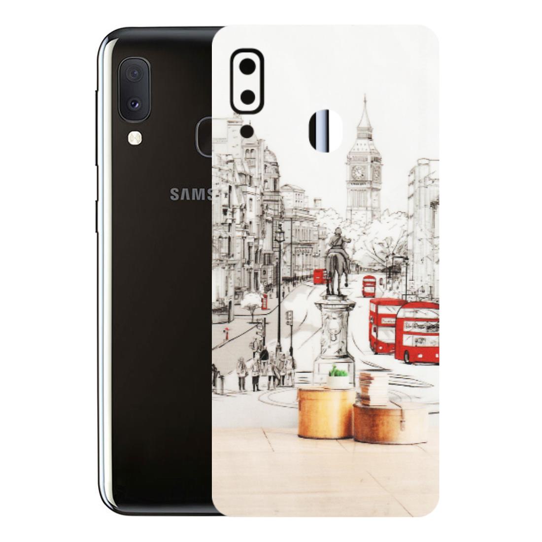 Samsung A/S Series Phone Skins (All Models) - London Street - Transparent Finish (T-02) Samsung Galaxy A20E