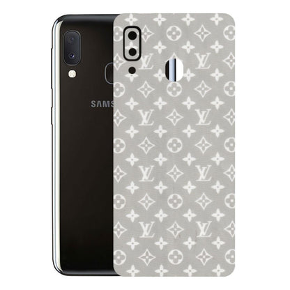 Samsung A/S Series Phone Skins (All Models) - Luxury Brands Logo - Transparent Finish (T-07) Samsung Galaxy A20E