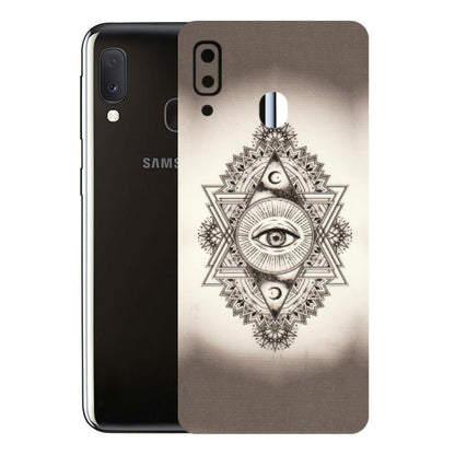 Samsung A/S Series Phone Skins (All Models) - Illuminati Great Eye - Transparent Finish (T-14) Samsung Galaxy A20E