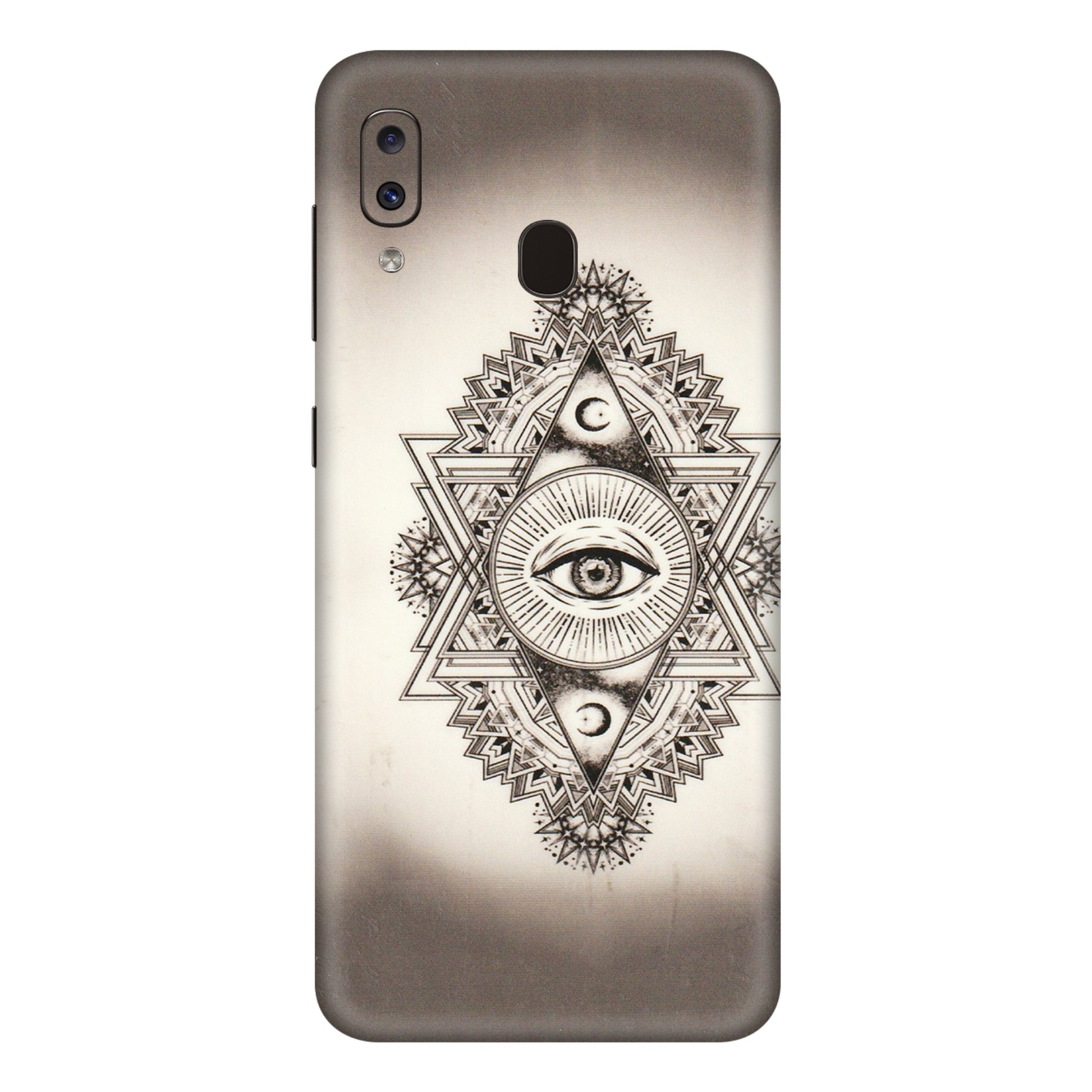 Samsung A/S Series Phone Skins (All Models) - Illuminati Great Eye - Transparent Finish (T-14) Samsung Galaxy A20E
