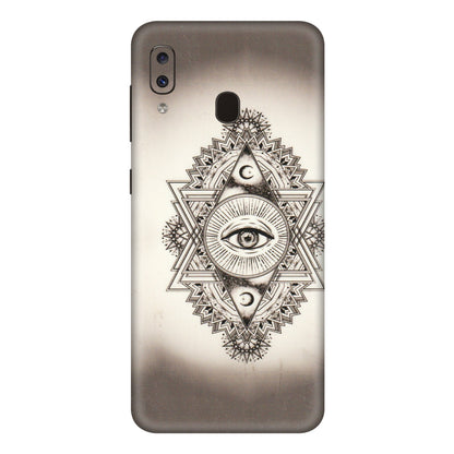 Samsung A/S Series Phone Skins (All Models) - Illuminati Great Eye - Transparent Finish (T-14) Samsung Galaxy A20E