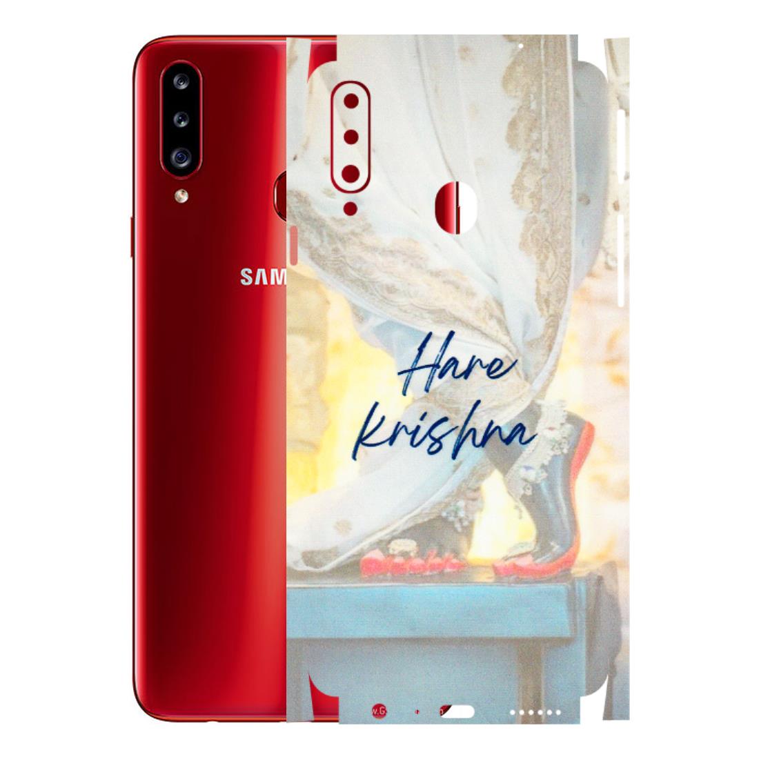 Samsung A/S Series Phone Skins (All Models) - Hare Krishna - 3D Embossed Finish (L-03) Samsung Galaxy A20S