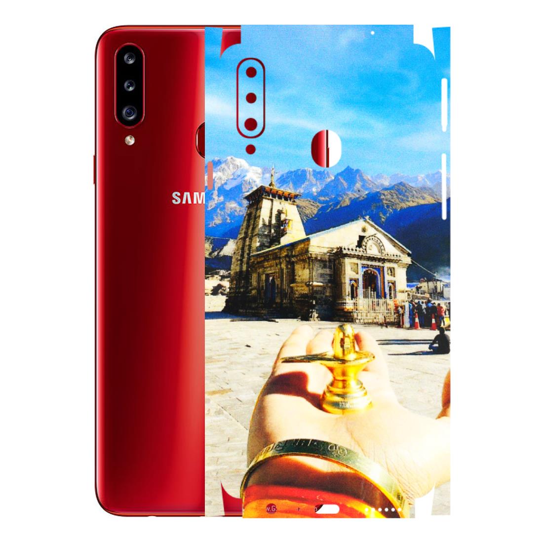 Samsung A/S Series Phone Skins (All Models) - Beauty of Kedarnath - 3D Embossed Finish (L-108) Samsung Galaxy A20S
