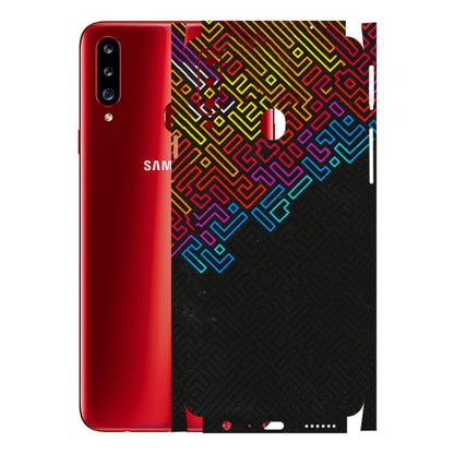 Samsung A/S Series Phone Skins (All Models) - Dotme Pattern Art - 3D Embossed Finish (L-121) Samsung Galaxy A20S