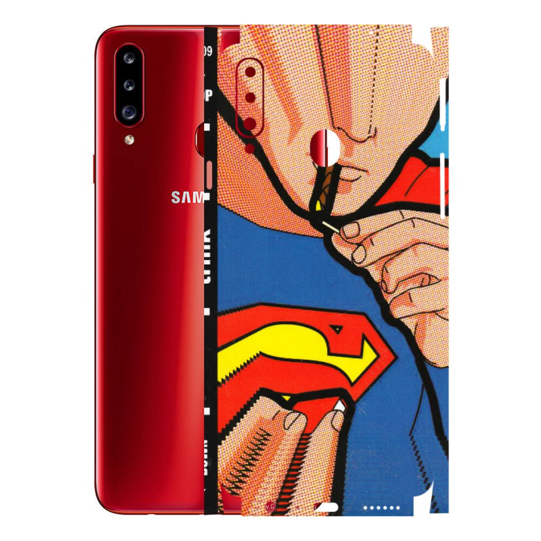 Samsung A/S Series Phone Skins (All Models) - Superman Sutta - 3D Embossed Finish (L-130) Samsung Galaxy A20S