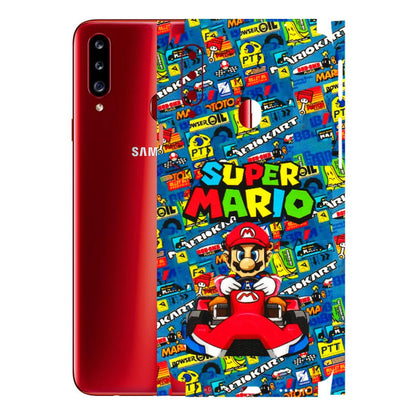 Samsung A/S Series Phone Skins (All Models) - Super Mario Kart - 3D Embossed Finish (L-140) Samsung Galaxy A20S