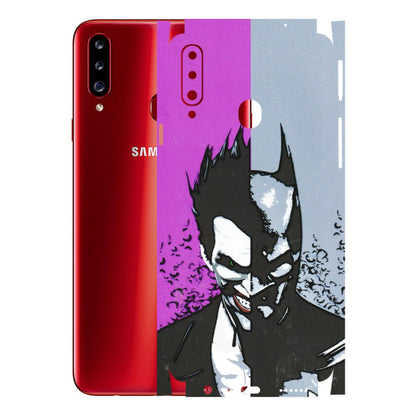 Samsung A/S Series Phone Skins (All Models) - Batman & Joker - 3D Embossed Finish (L-143) Samsung Galaxy A20S