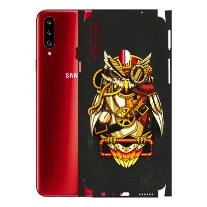 Samsung A/S Series Phone Skins (All Models) - Classy Smart Owl - 3D Embossed Finish (L-144) Samsung Galaxy A20S