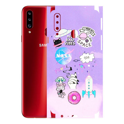 Samsung A/S Series Phone Skins (All Models) - I Need My Nasa Skin - 3D Embossed Finish (L-149) Samsung Galaxy A20S