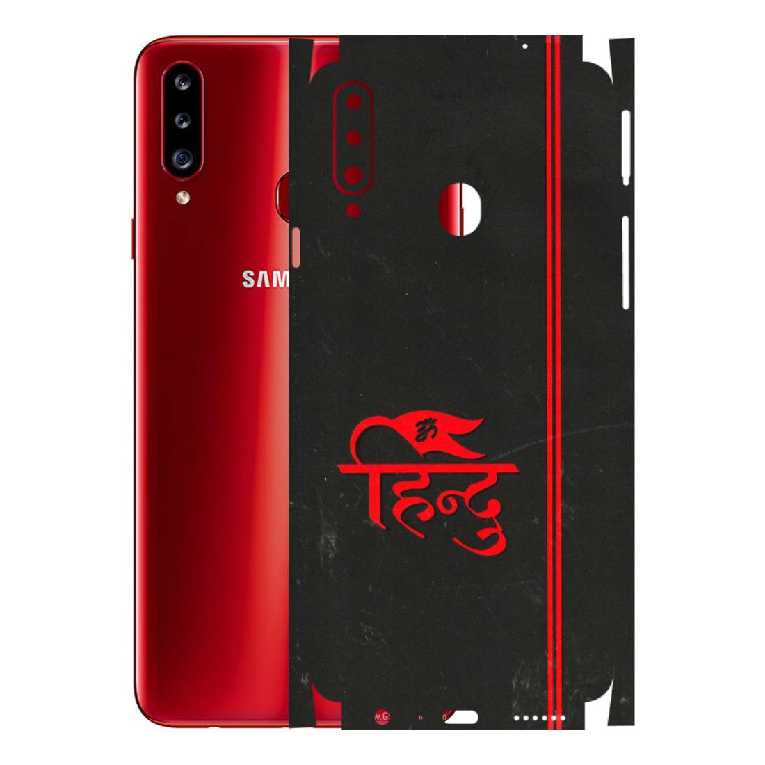 Samsung A/S Series Phone Skins (All Models) - Hindu Black - 3D Embossed Finish (L-153) Samsung Galaxy A20S
