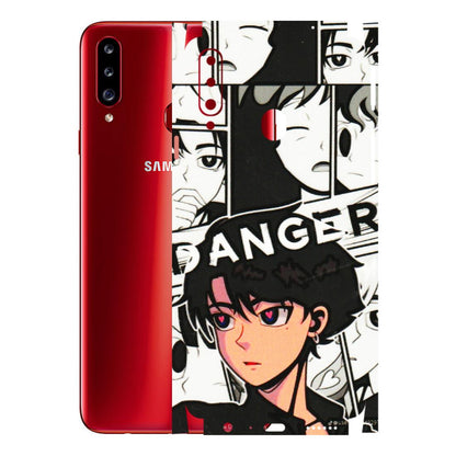 Samsung A/S Series Phone Skins (All Models) - Danger Anime - 3D Embossed Finish (L-155) Samsung Galaxy A20S