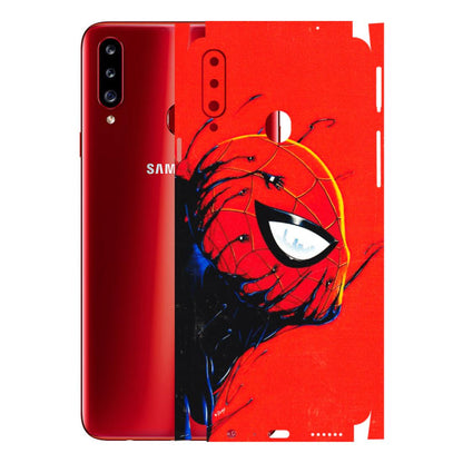 Samsung A/S Series Phone Skins (All Models) - Spiderman Face Venom - 3D Embossed Finish (L-165) Samsung Galaxy A20S