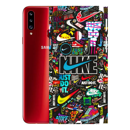 Samsung A/S Series Phone Skins (All Models) - Just Do It Doodles - 3D Embossed Finish (L-166) Samsung Galaxy A20S