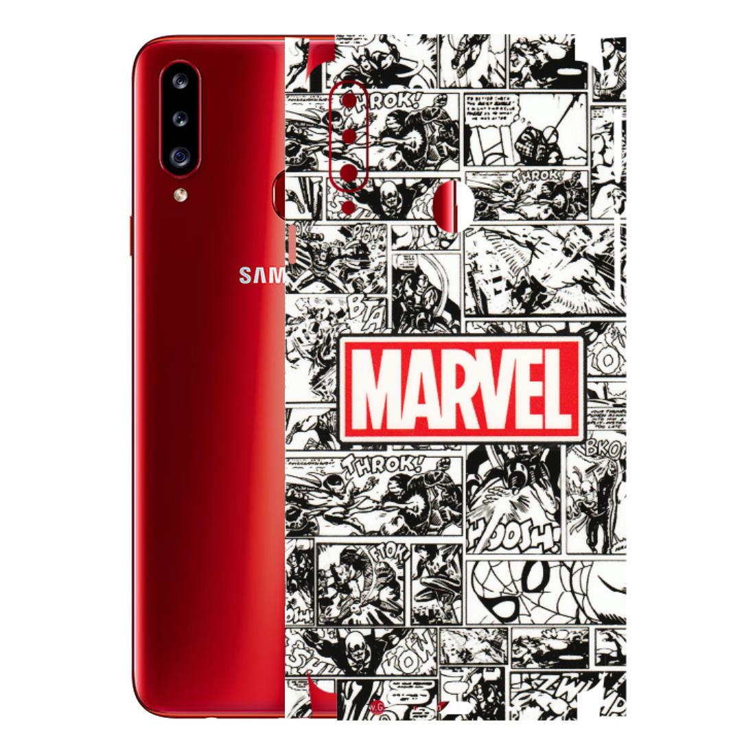 Samsung A/S Series Phone Skins (All Models) - Marvel Comic - 3D Embossed Finish (L-171) Samsung Galaxy A20S