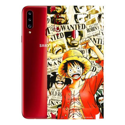 Samsung A/S Series Phone Skins (All Models) - Luffy Anime - 3D Embossed Finish (L-177) Samsung Galaxy A20S
