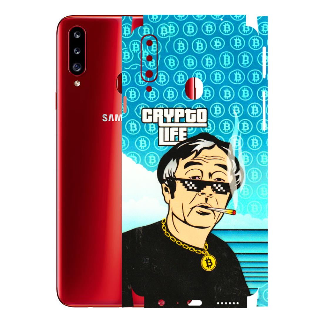 Samsung A/S Series Phone Skins (All Models) - Crypto Thug Life - 3D Embossed Finish (L-179) Samsung Galaxy A20S